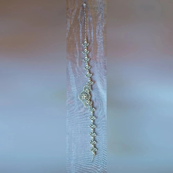 🍒 Vintage Sarah Coventry Fantasia Necklace 1956-1958 Rhinestone and Pearl - Picture 7 of 7